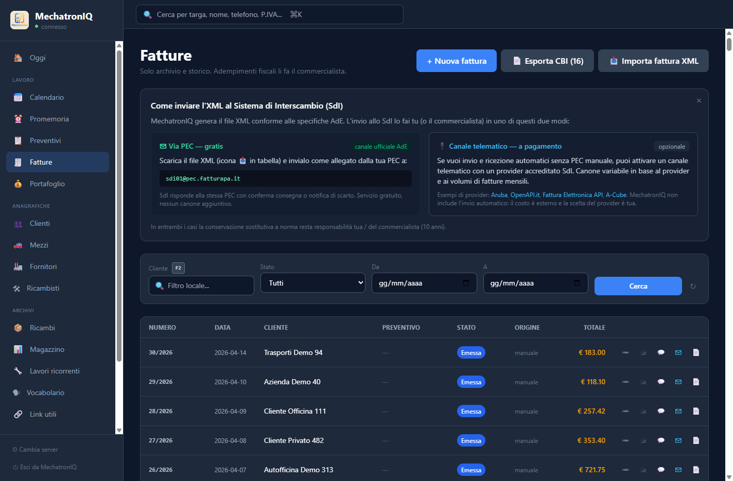 Fatture TechnIQ